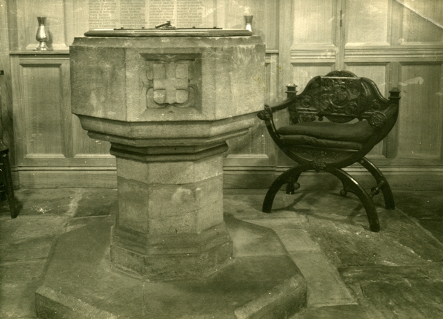 Font in the Baptistry