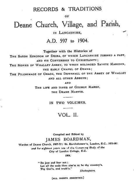 Records and Traditions of Deane Church Volume 2